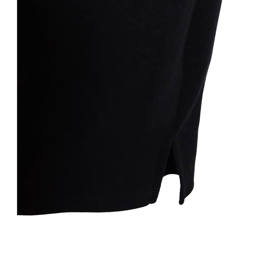 QUACKER FACTORY Embroidered Rhinestone 3/4 Sleeve Knit Tunic Top 1X Black White - Picture 7 of 10
